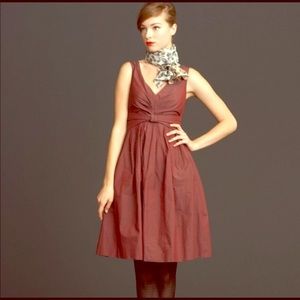 Banana Republic Burgundy Midi Dress